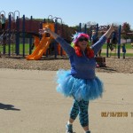 Students participate in the walk-a-thon