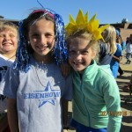 Students participate in the walk-a-thon