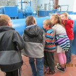 Students feel the cold from the water flowing through the pipes