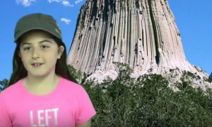 4th Grade students use green screen videos to visit ecosystems and the American west