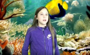 4th Graders explore ecosystems and the American west using green screen